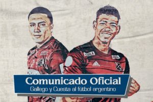 Aldosivi sumará a los colombianos Cuesta y Gallego