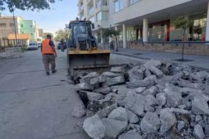 Realizan bacheo y reconstrucción de pavimentos en 10000 mts2 en el Puerto