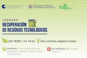 Anunciaron la cuarta Jornada de Recuperación de Residuos Tecnológicos