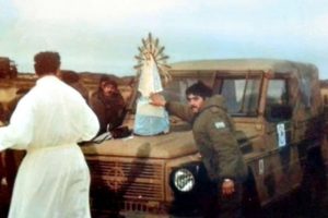 Mañana llegará a la Catedral la Virgen de Luján que estuvo en Malvinas