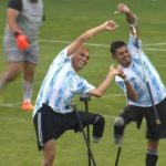 Mundial de amputados: el alocado festejo de la Selección argentina tras vencer a Inglaterra en el minuto final