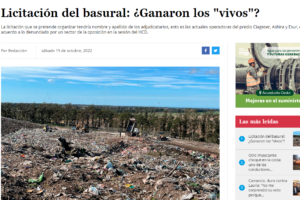 Licitación del basural: ¿Ganaron los «vivos»?