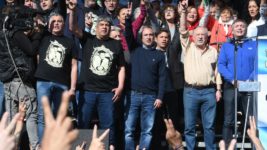 El kirchnerismo lanzó Cristina candidata en Plaza de Mayo