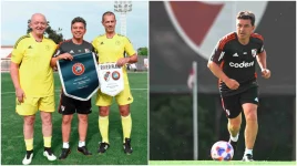 En la previa del clásico entre River y Racing, Marcelo Gallardo jugó un partido amistoso