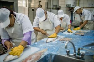 Finalizó un nuevo curso de formación de mano de obra calificada para procesamiento de pescado