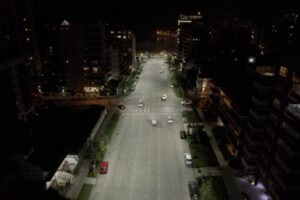 Avanza el recambio a LED del alumbrado público en avenidas y plazas de la ciudad
