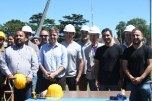 Inician obra de puesta en valor de la plaza del barrio Jorge Newbery
