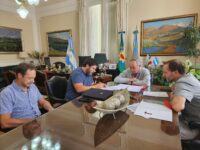 Etapa final del empalme de la planta desnitrificadora en Tandil