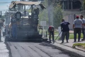 Avanzan obras de repavimentación en Colinas de Peralta Ramos