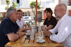 Larreta, Morales y Lousteau se reunieron en Mar del Plata con sus equipos económicos