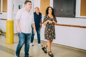 Realizaron arreglos y tareas de mantenimiento en una escuela de Sierra de los Padres