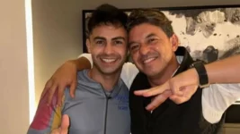 «El uno»: la alegría del Pity Martínez en su reencuentro con Gallardo
