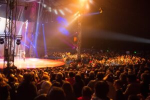 El Circo Servián brindó una función exclusiva para afiliados de UTHGRA