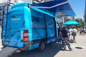 Hasta el fin de semana funcionarán los móviles para tramitar DNI, pasaporte o CPI