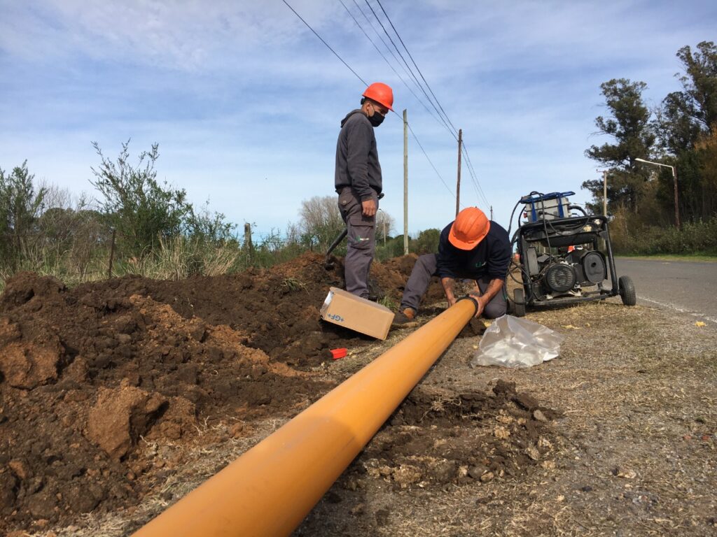 Tandil: Avanzan las obras de la red de gas en Cerro Leones