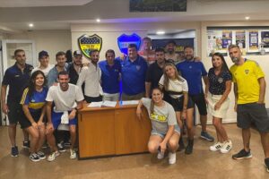 La peña xeneize “La mitad más uno MDQ” renovó sus autoridades