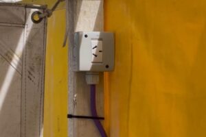 Instalaron en Punta Mogotes la primera carpa para personas electrodependientes