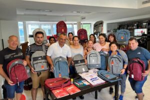 Entregaron kits escolares a hijos de afilados a UTHGRA Mar del Plata