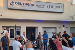 Se reinauguró la sede del gremio UTHGRA en Miramar