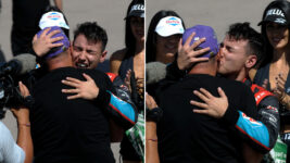 Diego Ciantini ganó en Toay y conmovió el abrazo con su padre en el podio