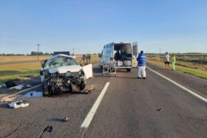 Tragedia en la Autovía 2: Una mujer muerta y cuatro heridos en un choque