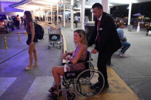 La marplatense atropellada en Cancún volvió al país para seguir la recuperación