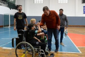 Entregaron equipamiento a una escuela multideportiva para personas con discapacidad