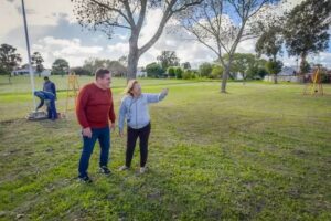 Realizaron mantenimiento de 500.000 metros cuadrados de espacios verdes en barrios del puerto