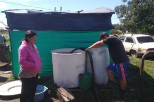 Vecinos autoconvocados de Estación Chapadmalal reclaman por agua potable