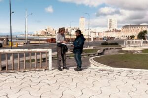 Comenzaon los trabajos de intervención en la Plazoleta de Luro y la costa