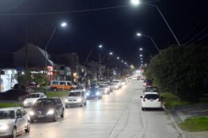 Avanzan las obras de iluminación LED en las principales avenidas de la ciudad