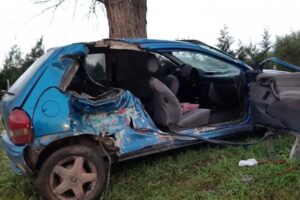 Choque frontal en Ruta 88: Un muerto y tres heridos