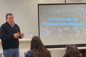 Montenegro participó de la última jornada del Programa de Formación Pública