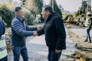 Realizan obras de pavimentación en Sierra de los Padres
