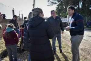 Realizaron un operativo de limpieza de microbasurales en el barrio Bosque Grande