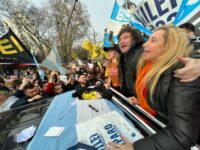 Milei de caravana en La Plata: “Si ganamos la Provincia, La Cámpora no tendrá donde esconderse”