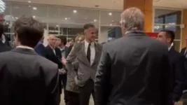 Demichelis en la fiesta de la Fundación River