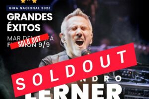 Se agotaron las entradas para los dos shows de Alejandro Lerner en la ciudad