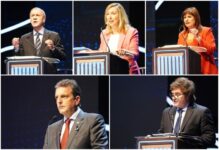 Debate presidencial: los cinco candidatos hicieron referencia al ataque a Israel