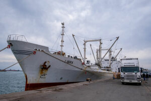 Volvió el «Libra»y toda su carga saldrá de Argentina.