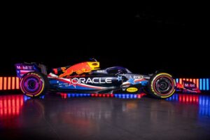 Un artista argentino diseñó el auto que usará Verstappen en el Gran Premio de Austin