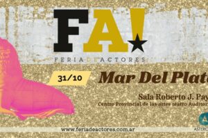 La “Feria de Actores” hará su primera edición en la ciudad