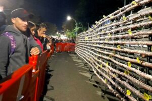 El salame más largo del mundo es de Tandil y mide 310 metros.