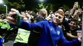 Boca se entrenó por última vez y llegó a Río de Janeiro para la final de la Copa Libertadores