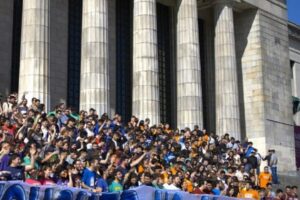 La Federación Universitaria Argentina hizo un acto contra la educación arancelada y los vouchers