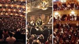 Javier Milei fue con Fátima Florez al Teatro Colón y recibió abucheos y aplausos