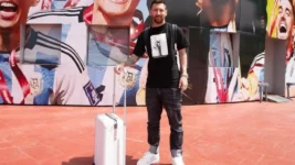 Lionel Messi llegó al país para sumarse a la Selección Argentina