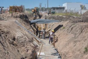 Avanza la obra hidráulica más importante del Parque Industrial