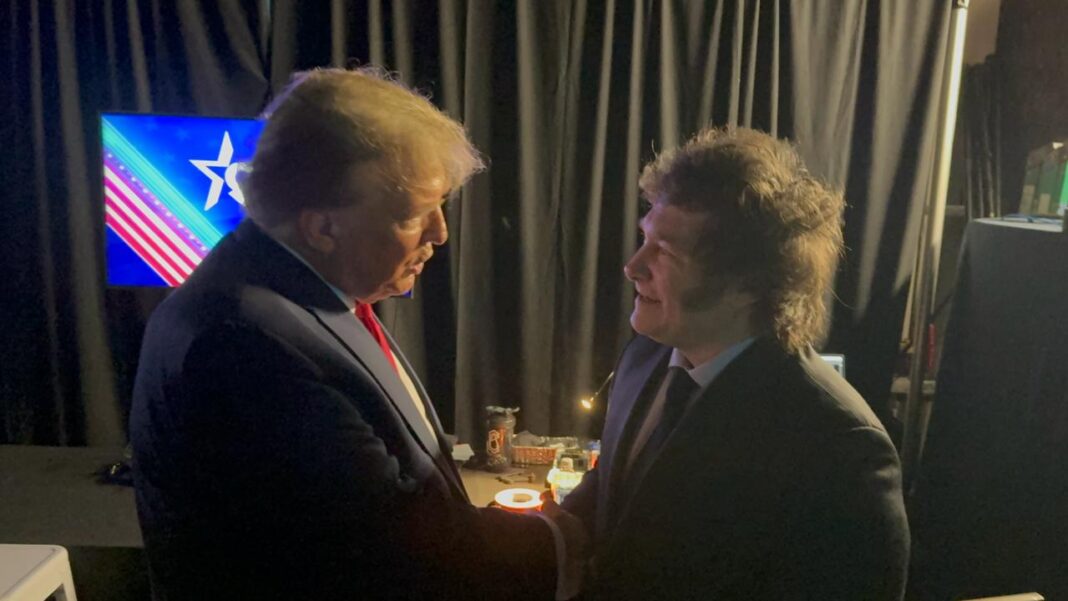 Milei, eufórico al conocer a Trump: “Vamos a hacer Argentina grande de nuevo”