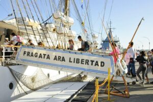 La Fragata ARA Libertad fue visitada por más de 18.000 personas en Mar del Plata